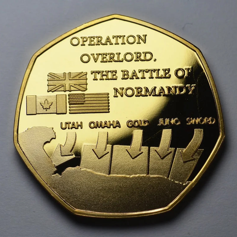 Skanto | D-DAY LANDINGENE 1944 24kt Gull Minnemynt