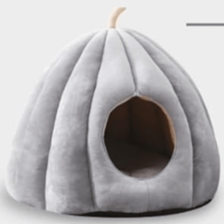 Skanto | CozyNest Gresskar Kattseng – Varm, Vaskbar & Komfortabel Katthule