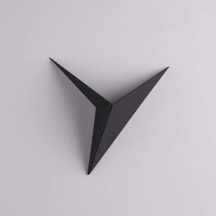 Minimalistisk trekantet LED-vegglampe | Moderne design i ack/Hvit | Ideell for stue og bad