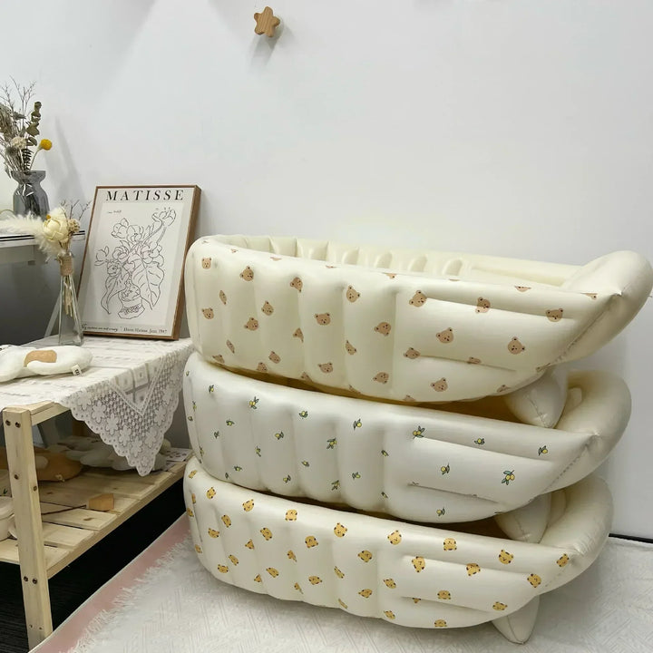 Skanto | Oppblåsbar babybadekar for reise – BubbleNest