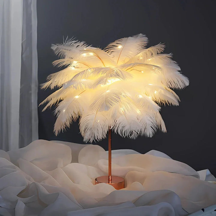 Atmosfærisk Fjær Palmetre Lampe - LumaPalm | Skanto