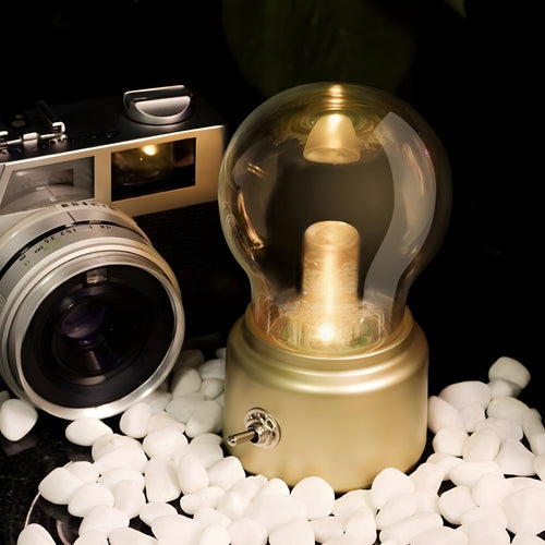 Skanto | Bærbar Retro Bordlampe - LumiRetro