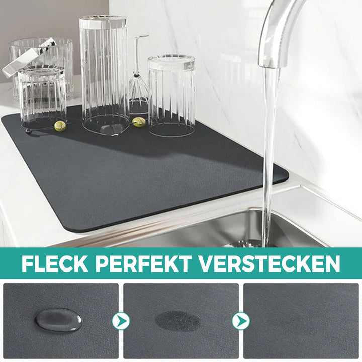 Super absorberende tørkematte for kjøkkenet | Skanto