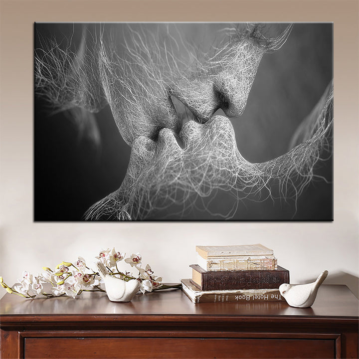 Lines Of Lovers - Lerretveggkunst Maleri