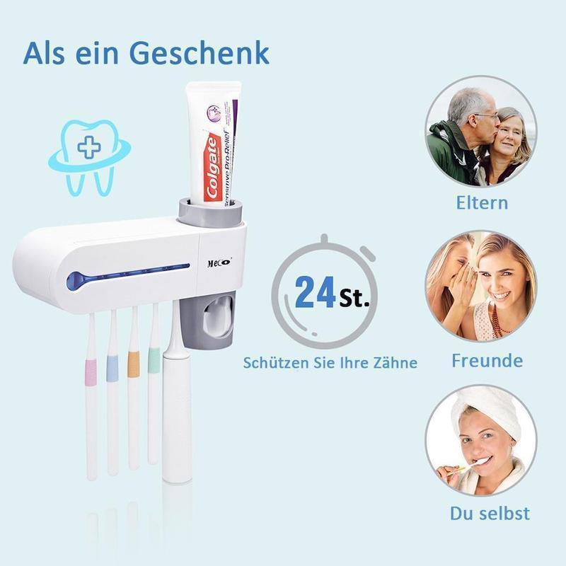 2-i-1 Desinfeksjons Tannbørsteholder | Skanto