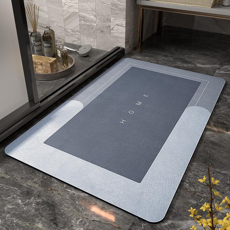 Skanto | Absorberende Mikrofiber Bade matte | Hurtigtørkende Myk Badegulvmatte for Dusj & Bad Bruk