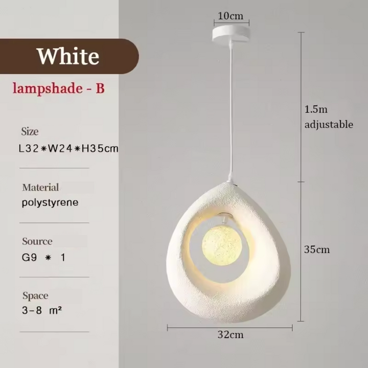 Skanto | Japansk Wabi Sabi Pendellampe med Minimalistisk Design