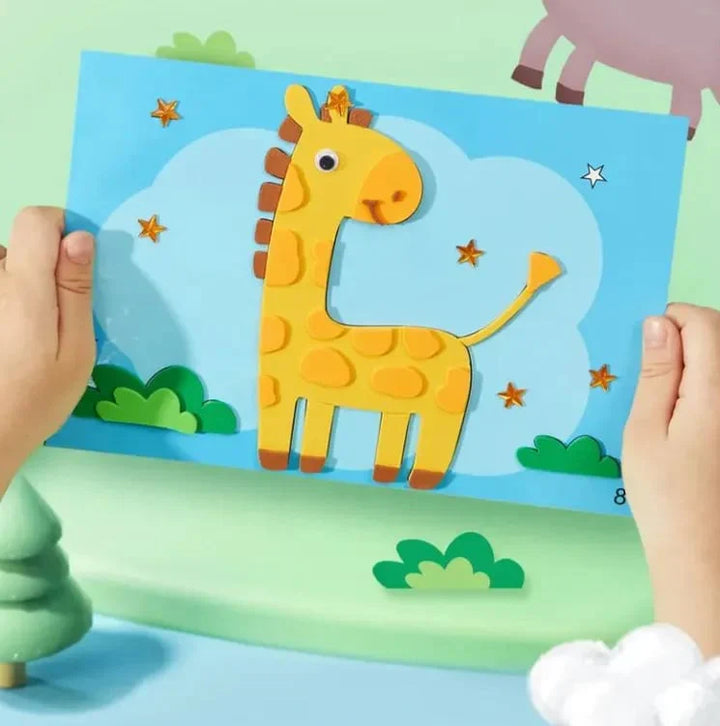 Skanto | 3D Dyre Klistremerke Lekesett
