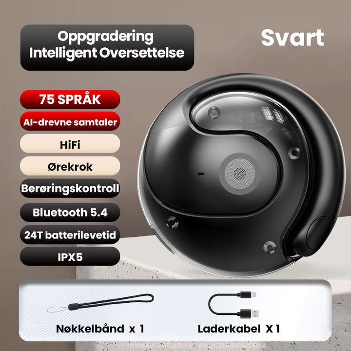 Skanto | Smarte Trådløse Bluetooth Oversettelses Ørepropper
