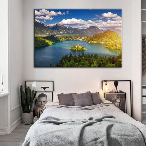 Peace Of The Land - Lerret Veggkunst Maleri
