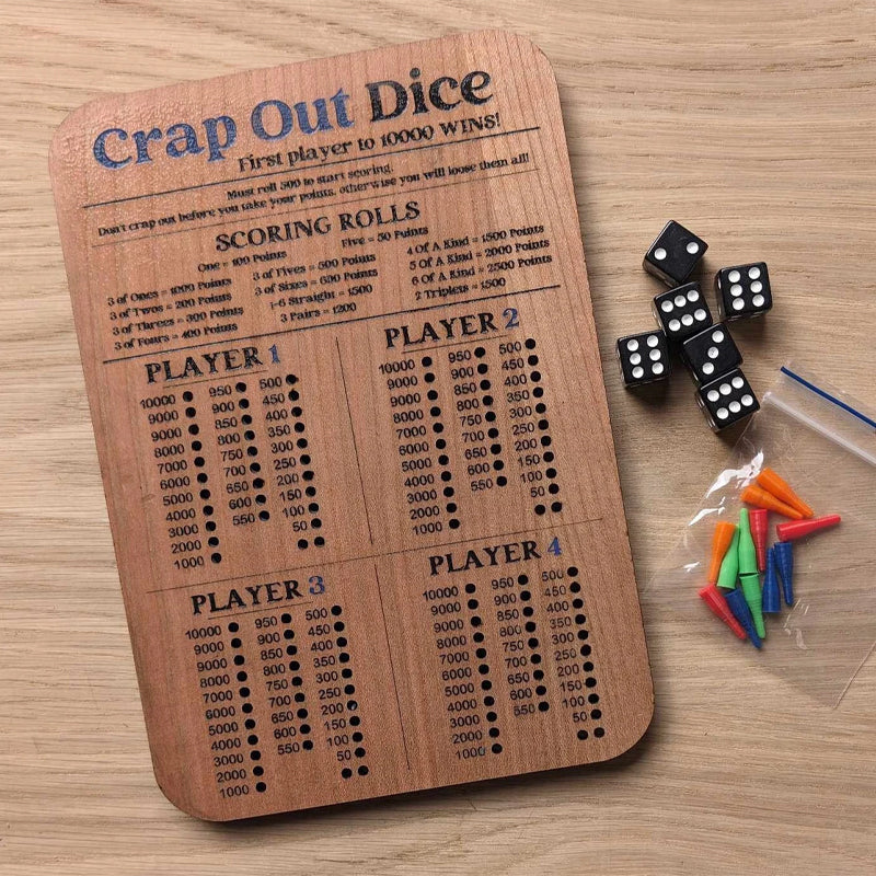 Skanto | Crap Out Terning Poengtavle
