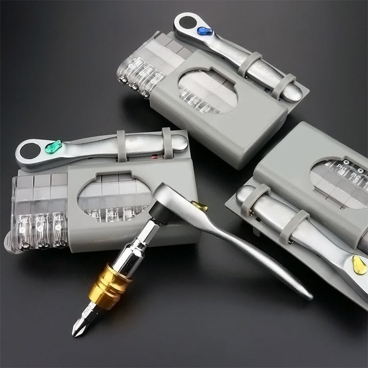 Skanto | Mini skrutrekker kombinasjonssett positiv og negativ