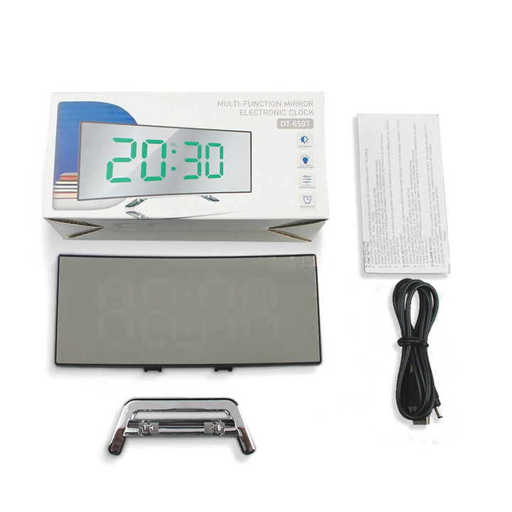 Skanto | Buet LED Digital Vekkerklokke - Rass