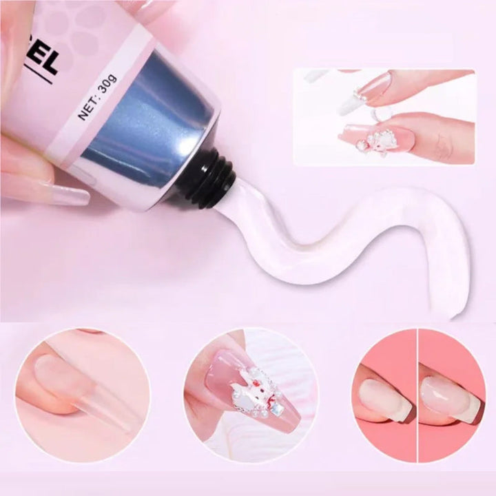 Skanto | Magic Solid Nail Glue Set 3-i-1 Neglekunstsett