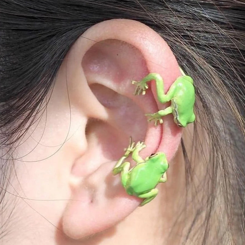 Skanto | Nyeste-tree Frog Ring Øredobber