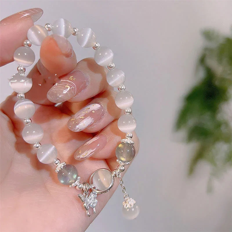Skanto | Kattøy Crystal Sommerfugl Armbånd