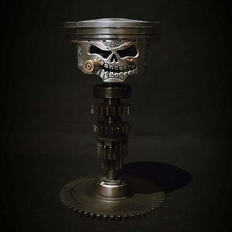 Skanto | Piston Skull Face Skulptur