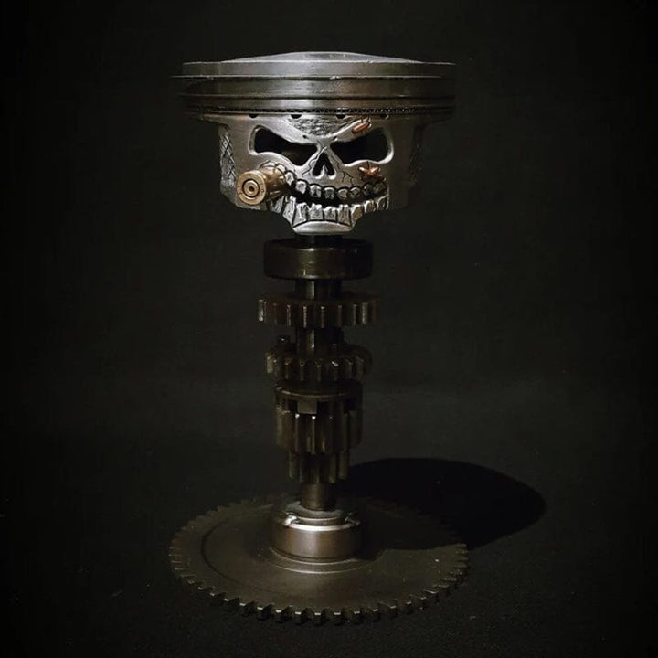 Skanto | Piston Skull Face Skulptur