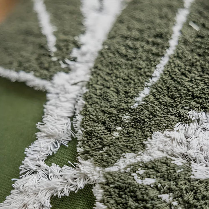 Skanto | Plush Leaf With Tassel Cushion Cover