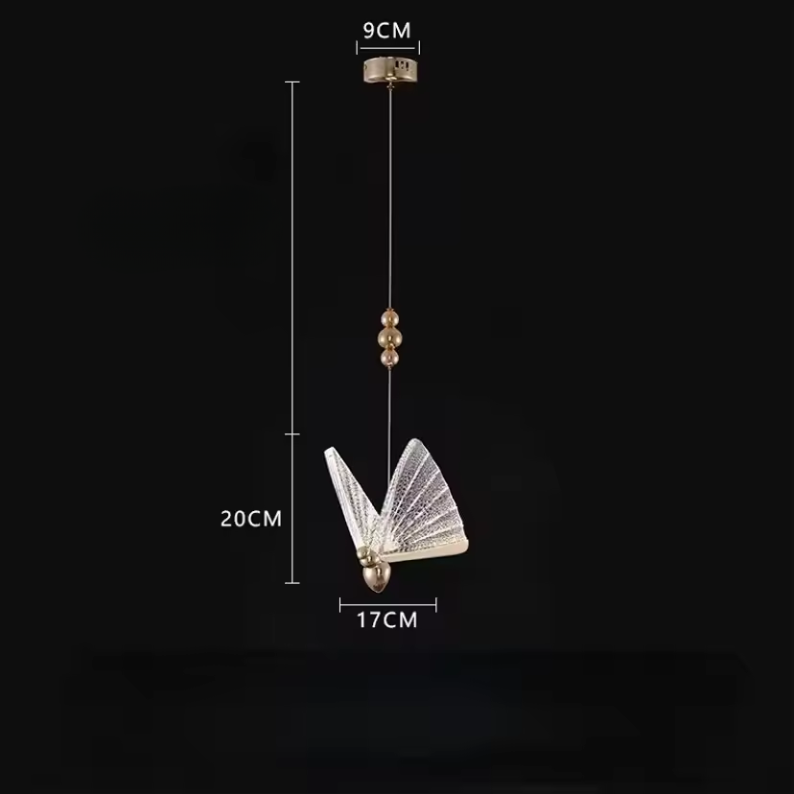 Skanto | Moderne Kreativ LED Pendellampe med Dekorativ Sommerfugl Design