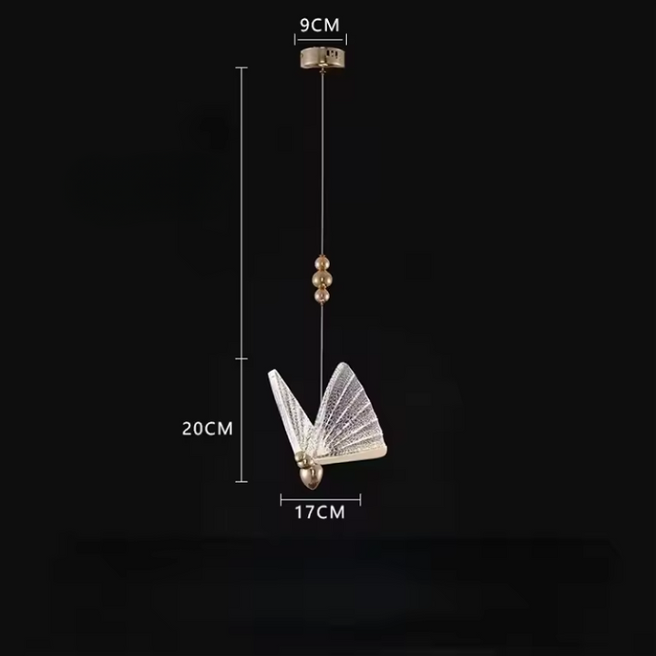 Skanto | Moderne Kreativ LED Pendellampe med Dekorativ Sommerfugl Design
