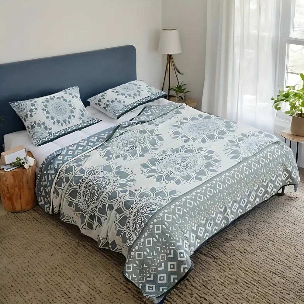 Skanto | Lunara Floral Cotton Comfort Blanket