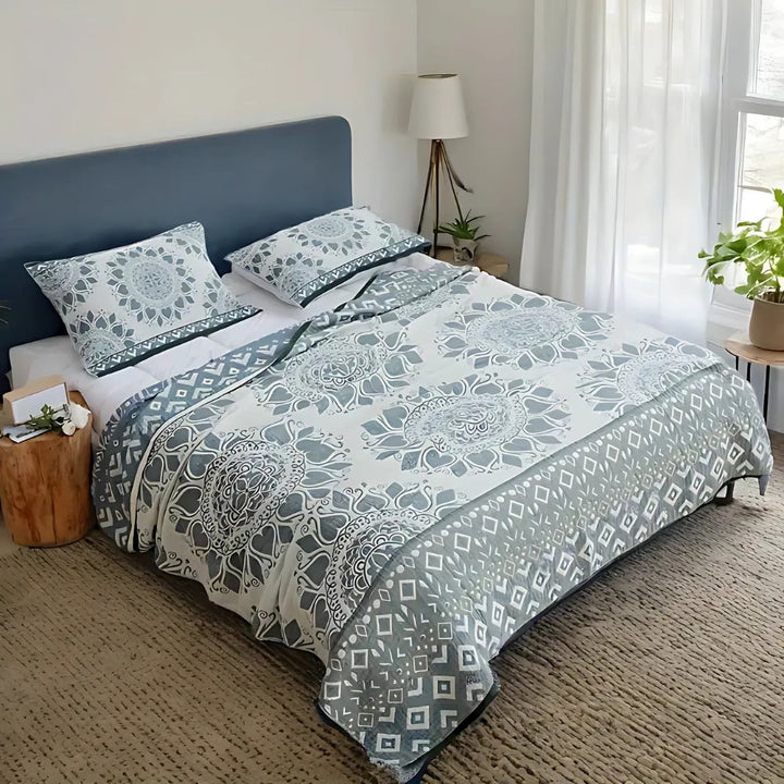 Skanto | Lunara Floral Cotton Comfort Blanket