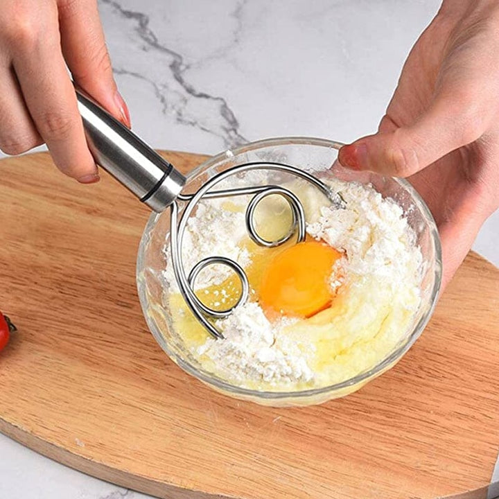 Rustfritt Stål Magisk Deig Visp | Skanto