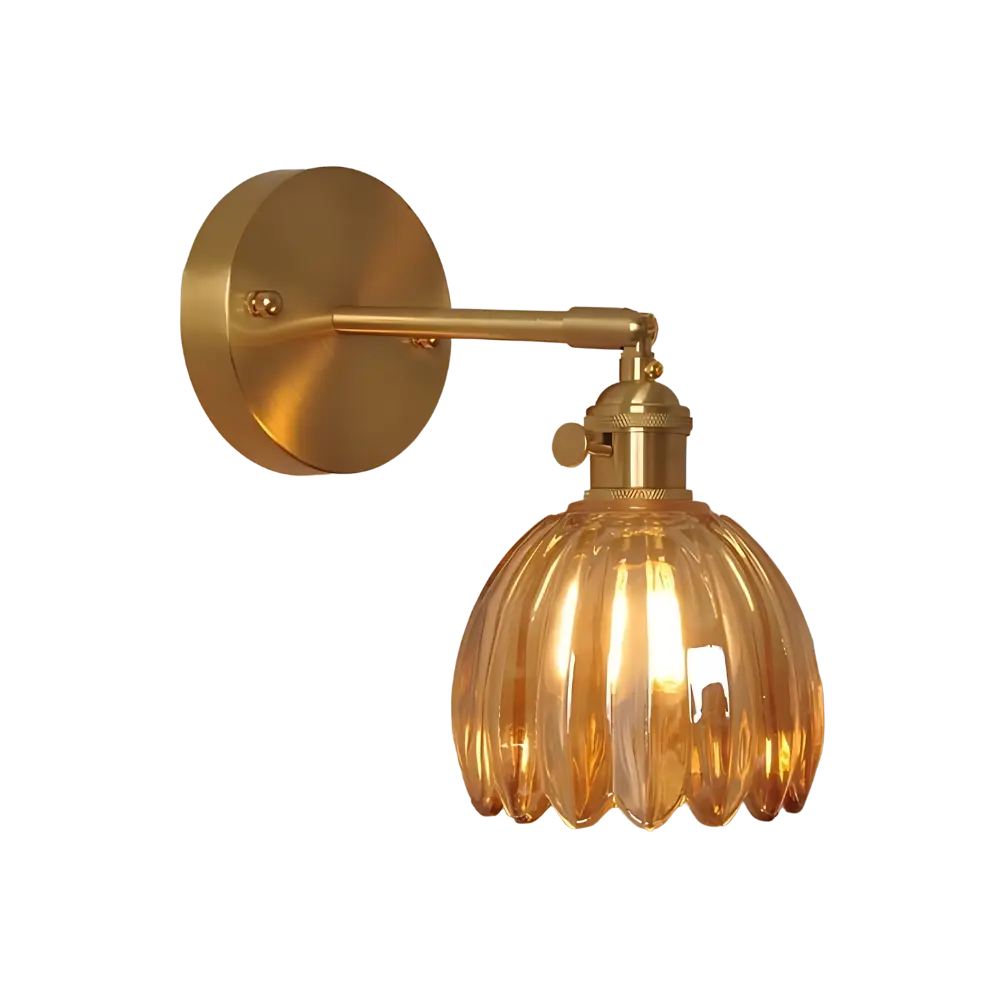 Skanto | GlowForge - Stilig Vegglampe med Metallisk Finish