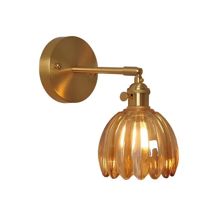 Skanto | GlowForge - Stilig Vegglampe med Metallisk Finish