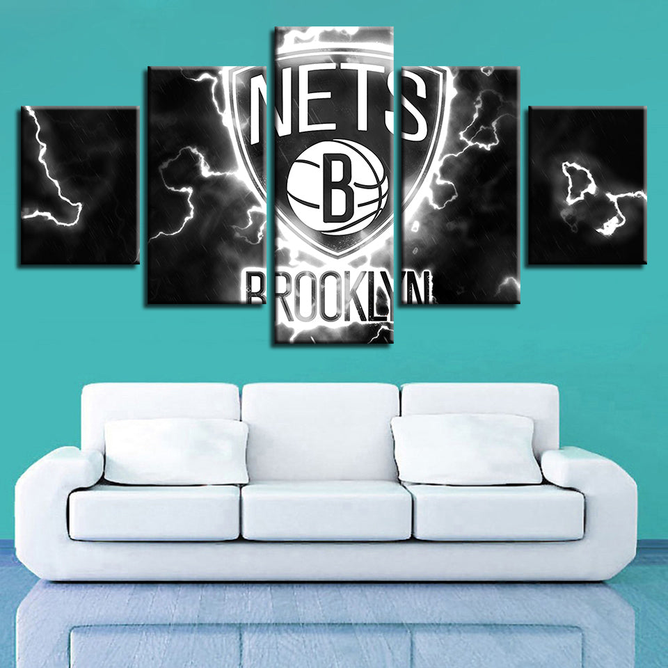 Voltaic Brooklyn Nets 5-delt lerretsbilde