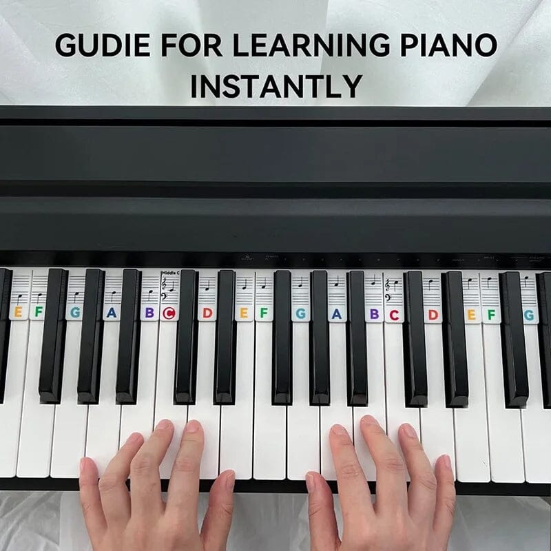 Skanto | Avtagbare piano tastatur note etiketter