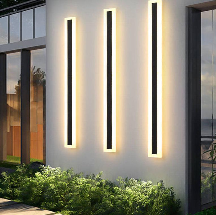 Skanto | Minimalistisk Utvidet Stangformet 1-Lys LED Akryll Utendørs Vanntett Vegglampe