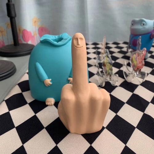 Skanto | Liten Blå Midtfinger Ornament
