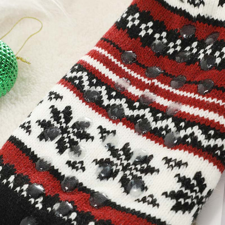 Skanto | Snøflak Ultra-tykke Cashmere Tøfler Hjem Sokker