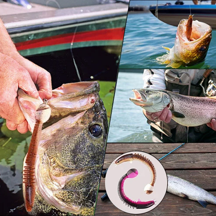 Skanto | Nytt design Angler Dragon Hole Bait 46 seksjoner myk agn