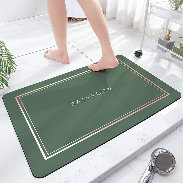 Minimalist Super Absorbent Quick Drying Bath Mat | Skanto