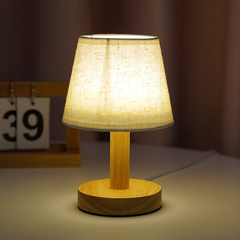 Skanto | Vintage Lin Futteral 1-Lys LED Bordlampe