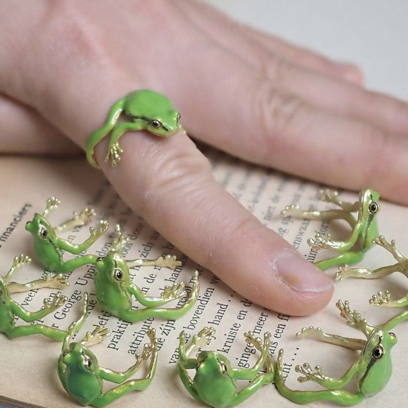 Skanto | Nyeste-tree Frog Ring Øredobber
