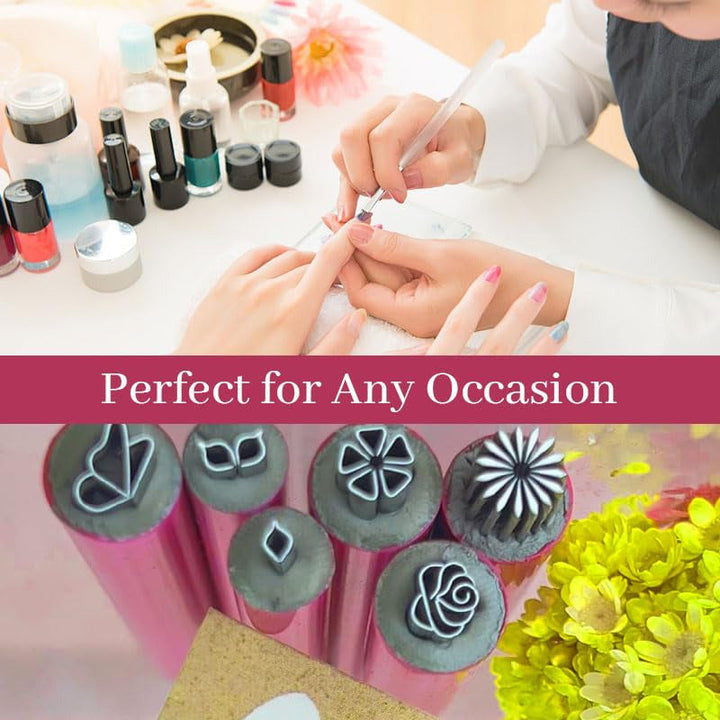 Skanto | 6 stk DIY Neglestempel Penn Sett