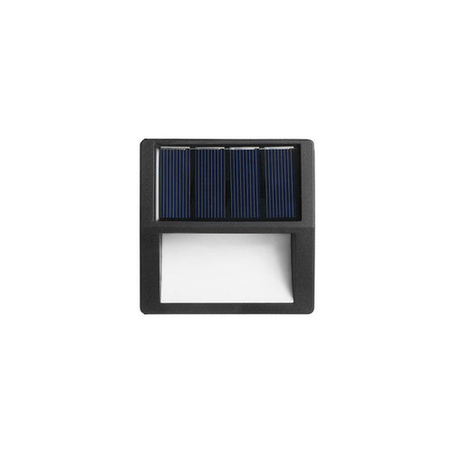 Utendørs solarmodul rund firkantet LED vanntett patio trappelys | Skanto