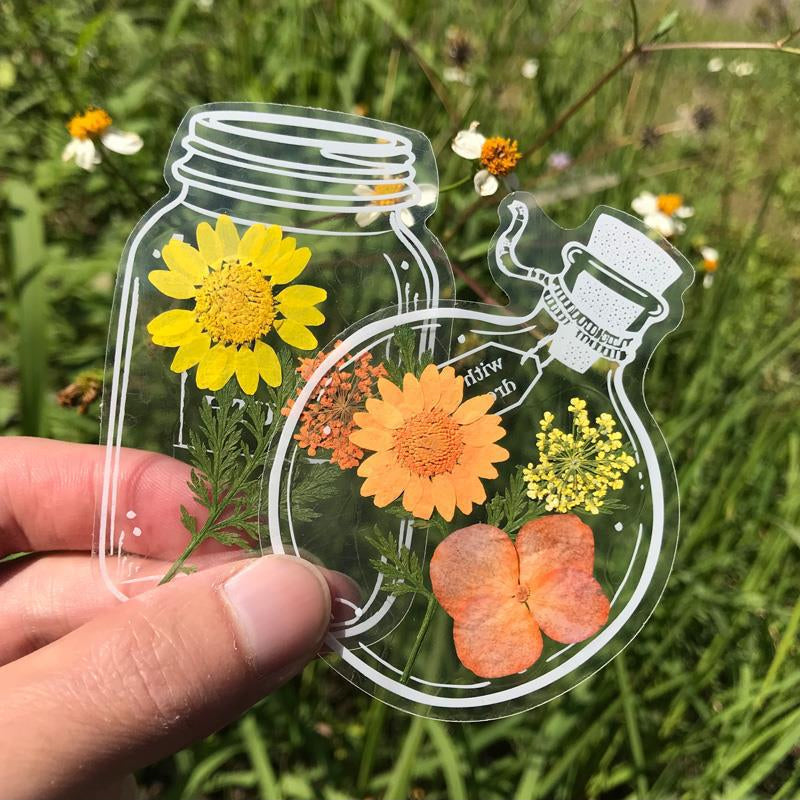 Skanto | Tørkede Blomster Bokmerke Sett