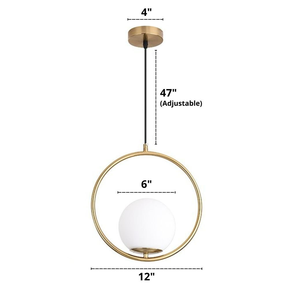 Nordic glass pendant lights