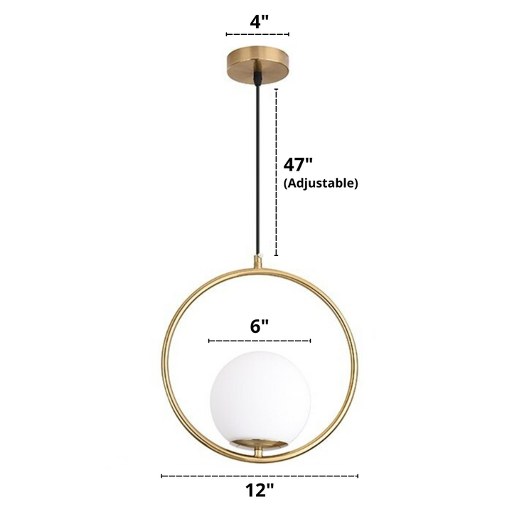 Nordic glass pendant lights