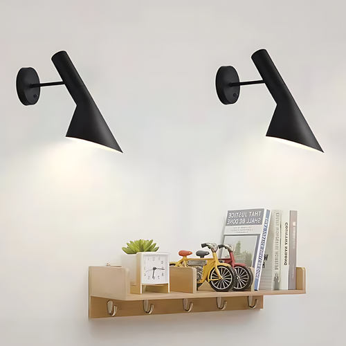 Skanto | Vegglampe LumiVera Vintage | Nostalgisk utseende med moderne teknologi | Robust jern | For stue, gang og spiseområde