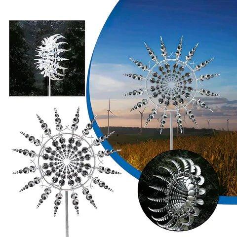 MagicWind kinetisk vindmølle i metall | Skanto