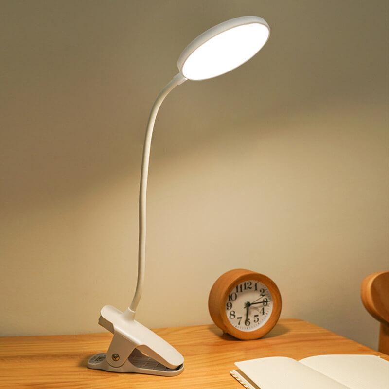 Skanto | Enkel LED Clip Skrivebordlampe Oppladbar Øyebeskyttelse Nattlys