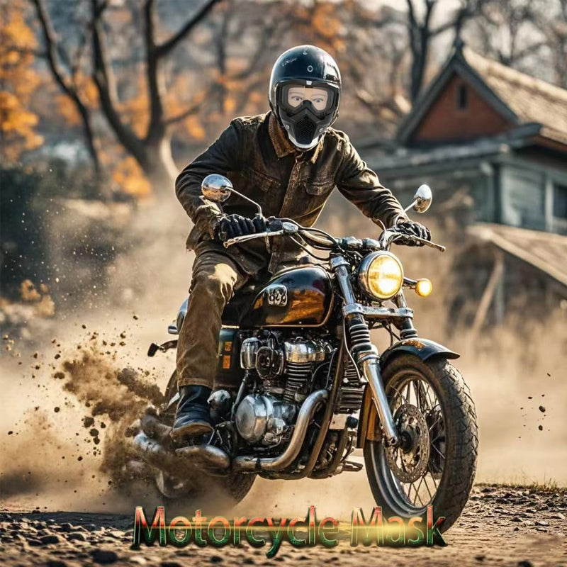 Skanto | Harley Retro Utendørs Ride Maske