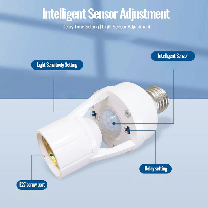 Skanto | E27 Skrue Sensor Lampehodet
