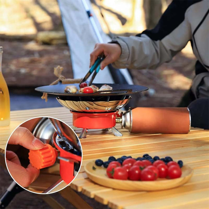 Skanto | Rustfritt Stål Gasskomfyr For Utendørs Camping